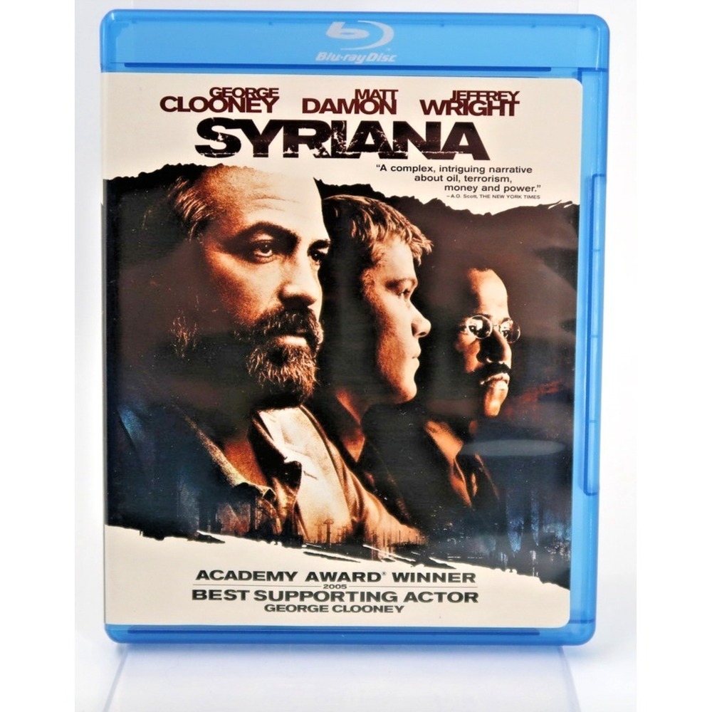 Syriana‎ Blu-ray George Clooney Matt Damon Jeffrey Wright Thriller Movie